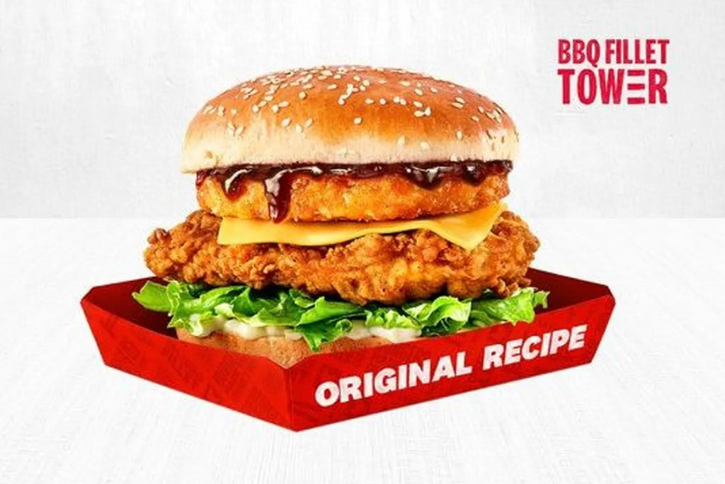 BBQ Fillet Tower Burger