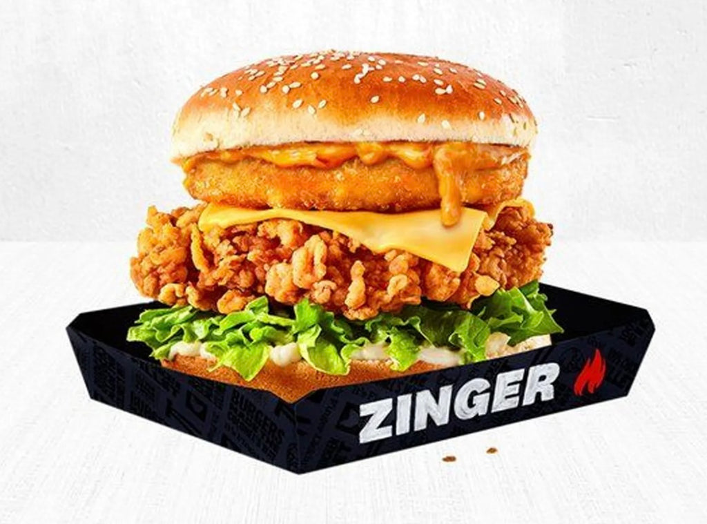 Zinger Supercharger Tower Burger 🔥