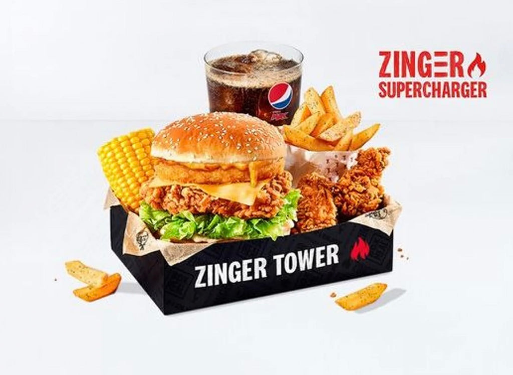 Zinger Supercharger Tower Box Meal 🔥