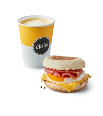 Bacon & Egg McMuffin + Free Hot Drink
