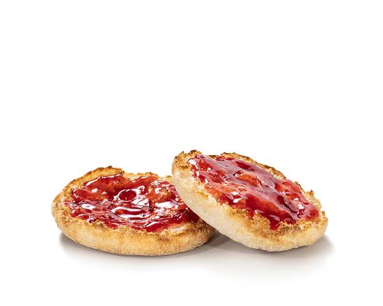 Toasted Muffin with Jam