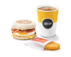 Double Bacon & Egg McMuffin Meal