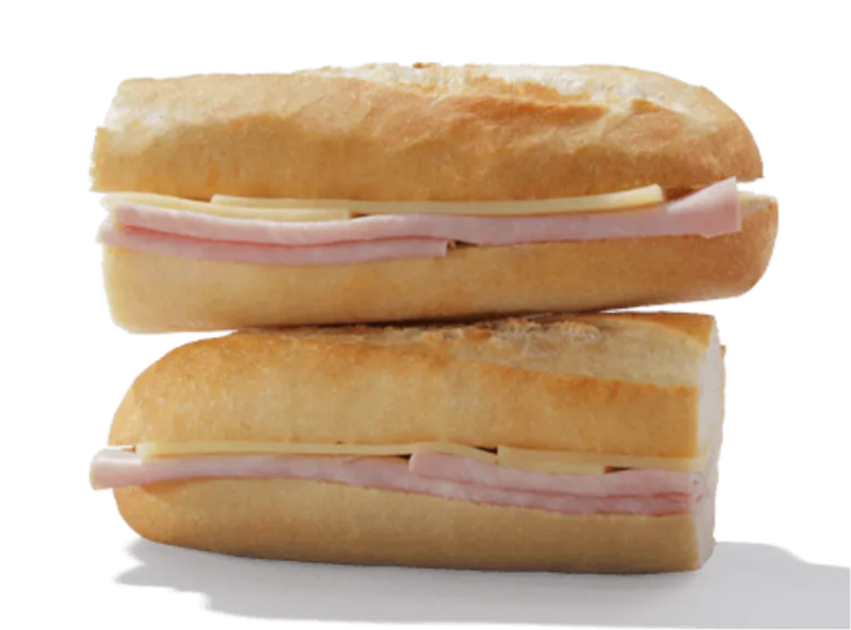 Ham and Cheese Baguette