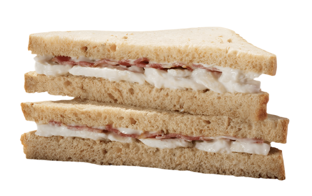 Roast Chicken Mayo and Bacon Sandwich