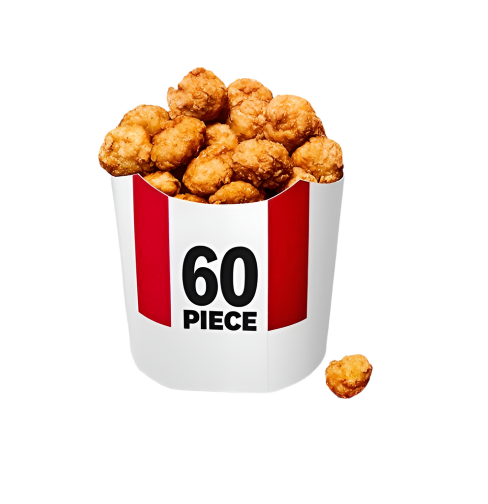 Popcorn Bucket: 60 Pc