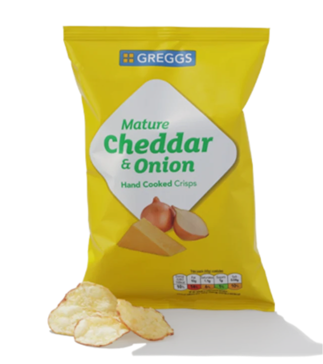 Mature Cheddar Cheese & Onion Crisps