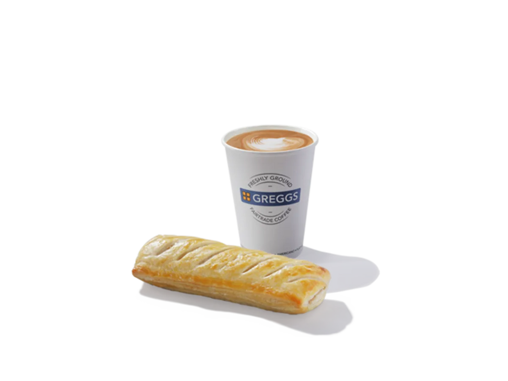 Savoury Roll & Hot Drink Meal Deal