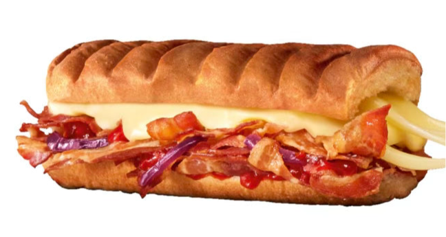 Stacked Bacon & Cheese Toastie