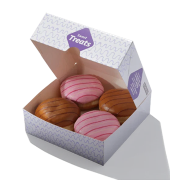 Box of Assorted Filled Doughnuts (4)