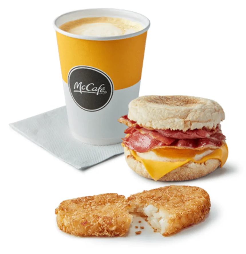 Double Bacon & Egg McMuffin Meal