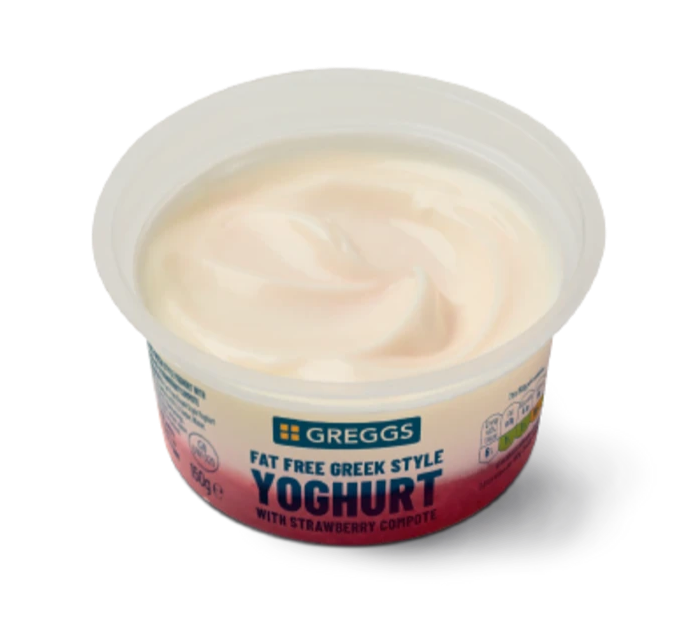 Fat Free Greek Style Yoghurt with Strawberry Compote