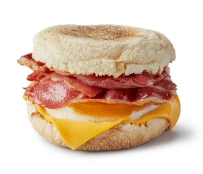 Double Bacon & Egg McMuffin