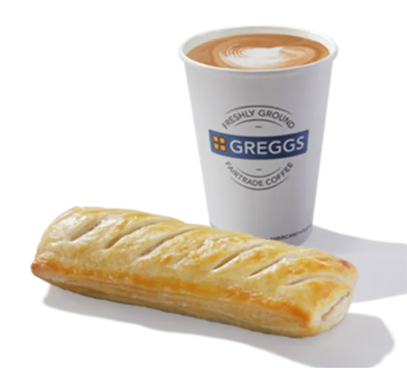 Savoury Roll & Hot Drink Meal Deal