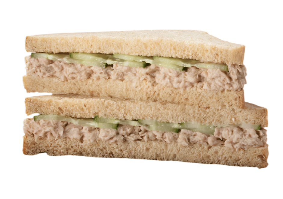 Tuna Mayonnaise & Cucumber Sandwich