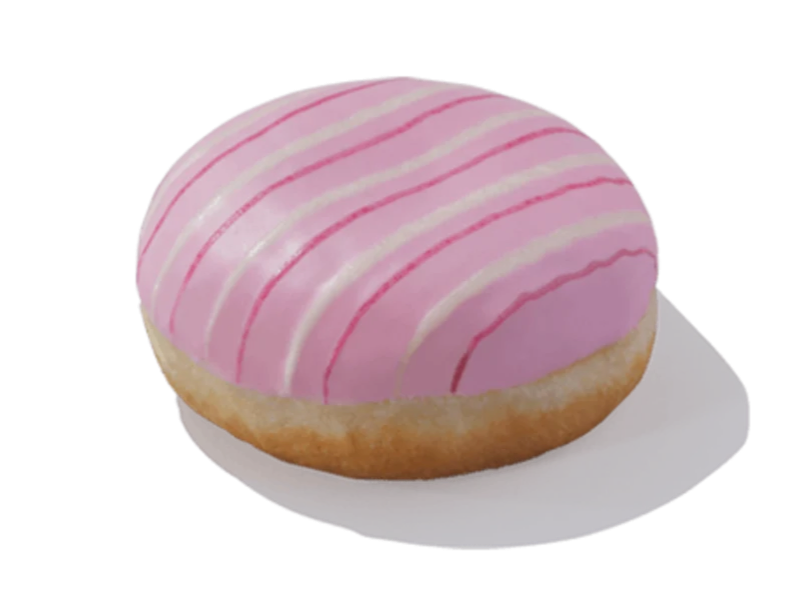 Pink Jammie Doughnut