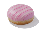 Pink Jammie Doughnut