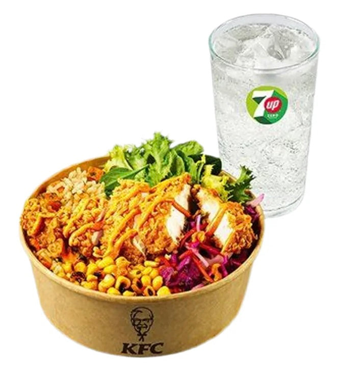 Zinger Ranch Rice Bowl & Drink 🔥