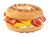Grilled Bagel Breakfast Sandwich - Bacon