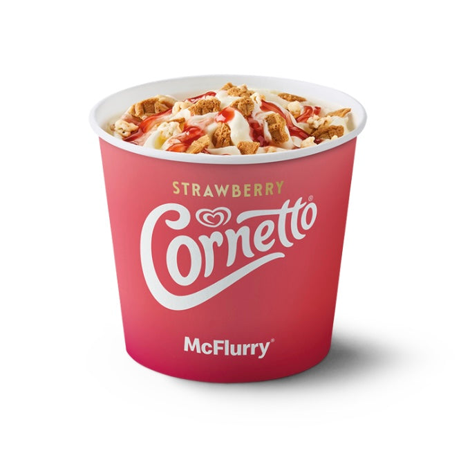 Cornetto Strawberry McFlurry