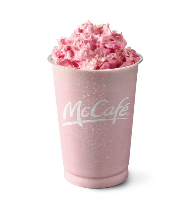 Large Strawberry Candyfloss Frappe