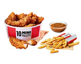 10 pc Mini Fillets Bucket & 2 Large Sides 🔥