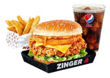 Zinger Supercharger Tower Burger Meal 🔥