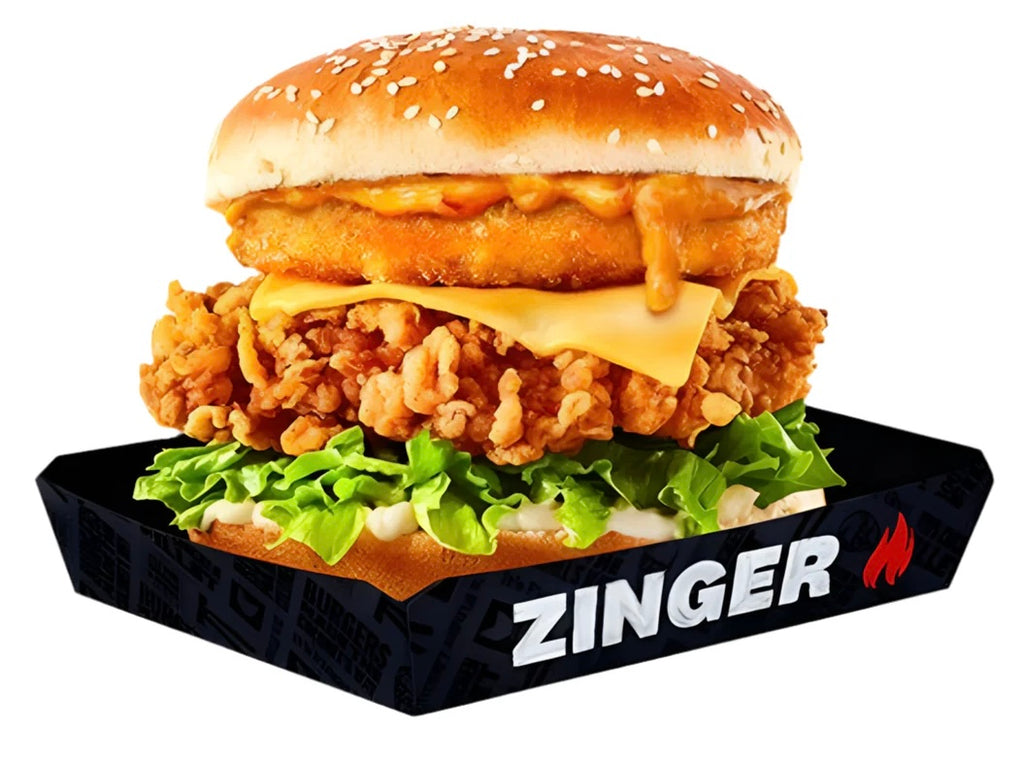 Zinger Supercharger Tower Burger 🔥