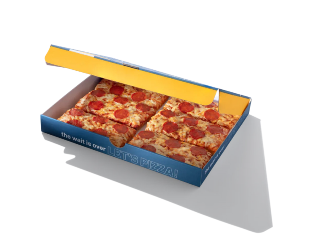 6 Slice Pepperoni Pizza Box