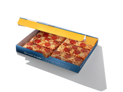 6 Slice Pepperoni Pizza Box