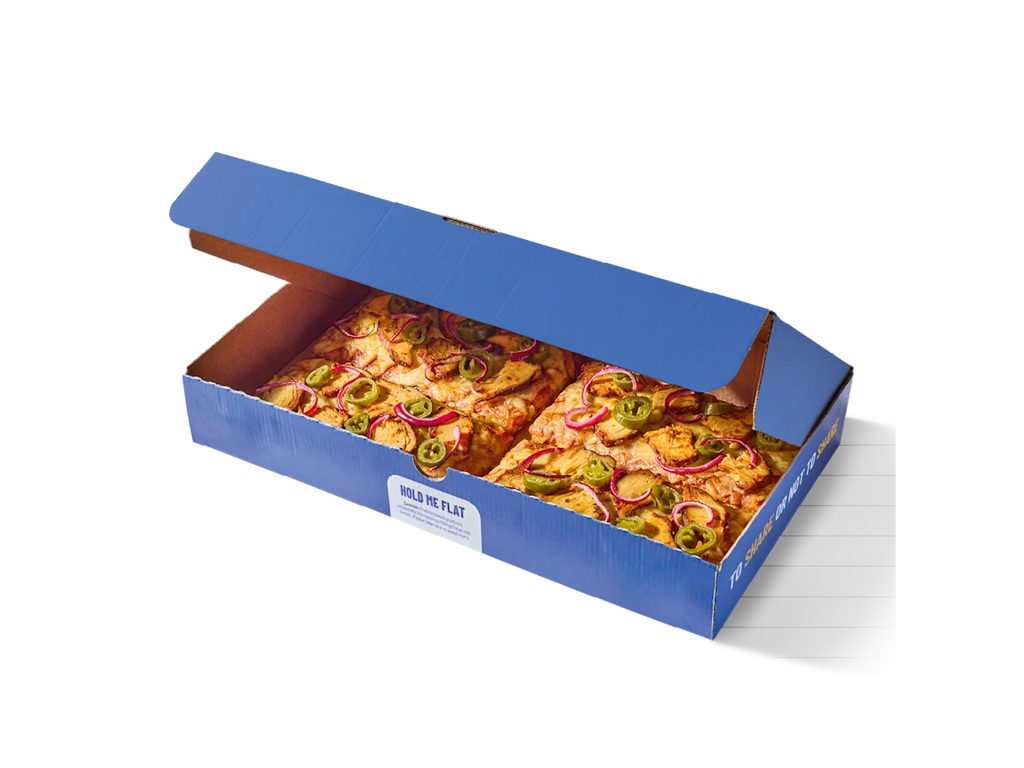 4 Slice Spicy Mexican Chicken Pizza Box