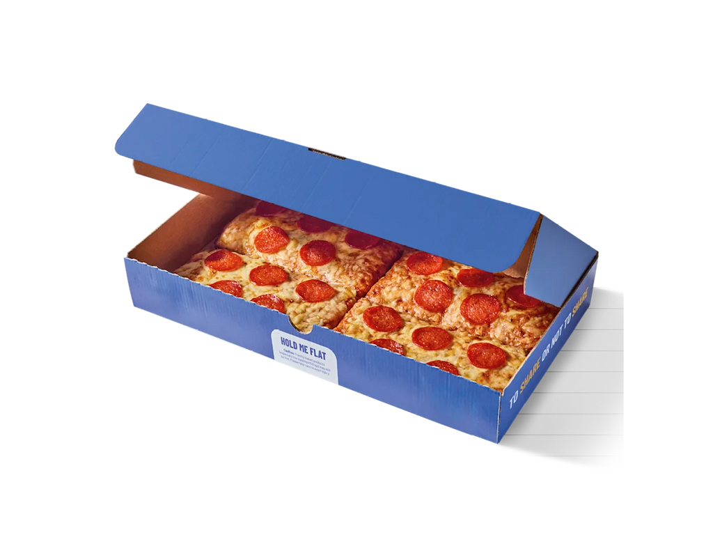 4 Slice Pepperoni Pizza Box