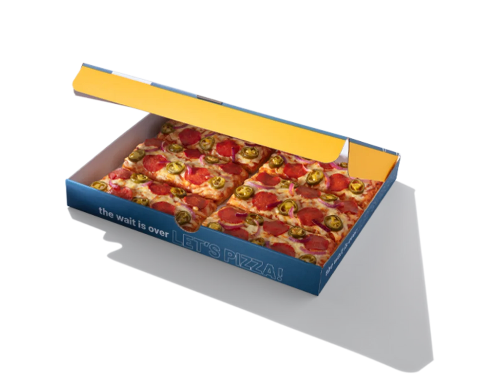 6 Slice Pepperoni Hot Shot Pizza Box