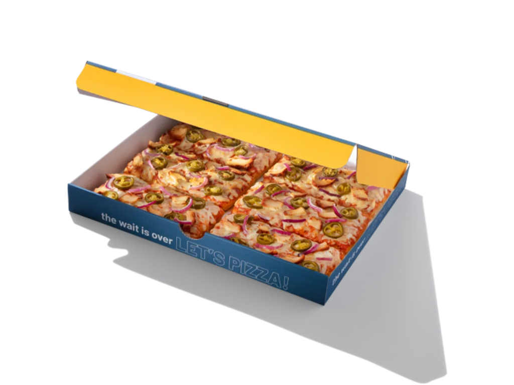 6 Slice Spicy Mexican Chicken Pizza Box