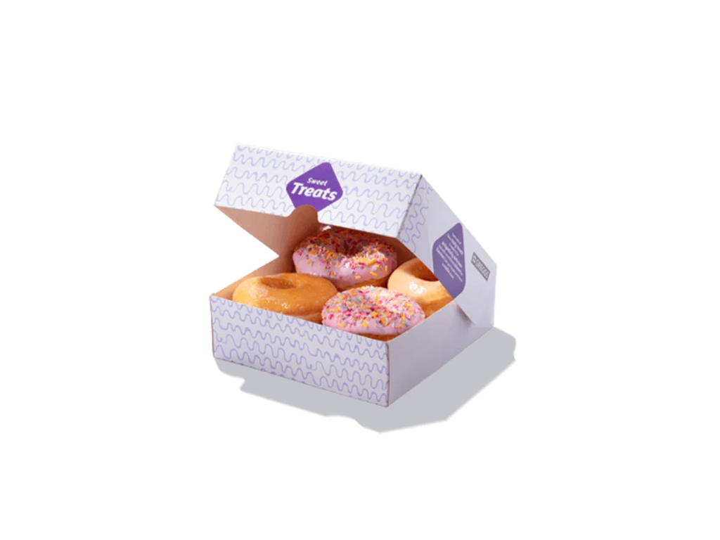 Box of Assorted Ring Doughnuts (4)