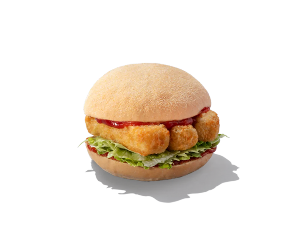 Fish Finger Sandwich with Ketchup