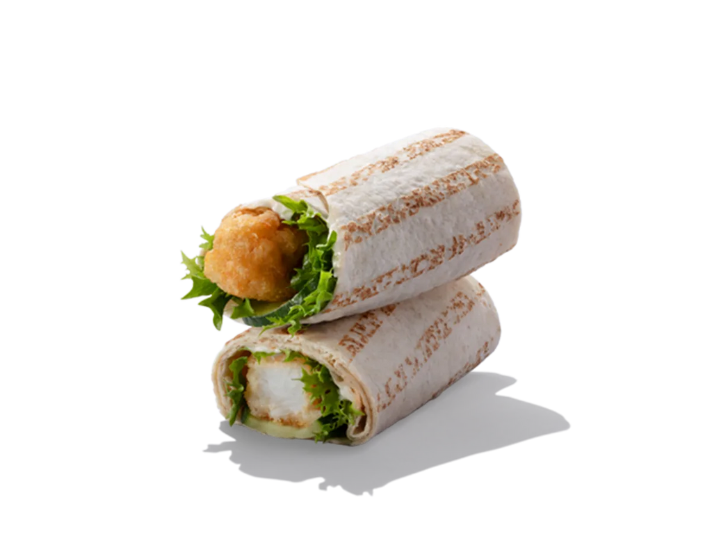 Fish Finger Wrap with Mayo