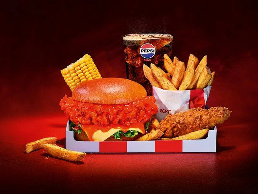 Zinger Drip Burger Box Meal 🔥