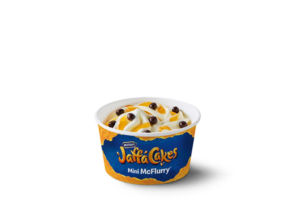 Mini Jaffa Cake McFlurry
