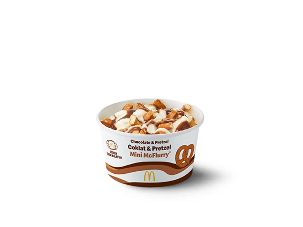 Mini Chocolate Pretzel McFlurry