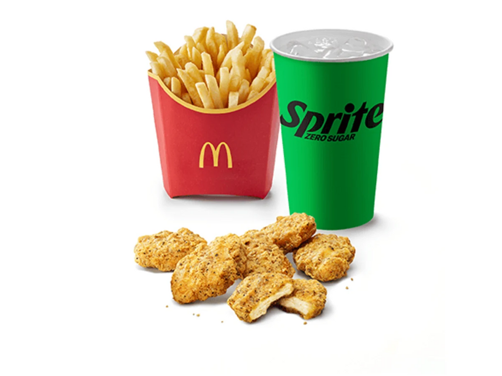 6 Garlic & Black Pepper Nuggets Meal