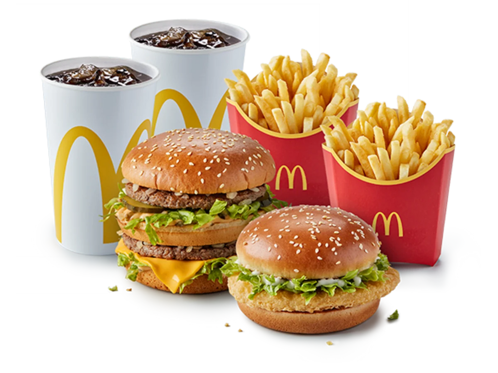 Double Burger Deal (With Drinks)