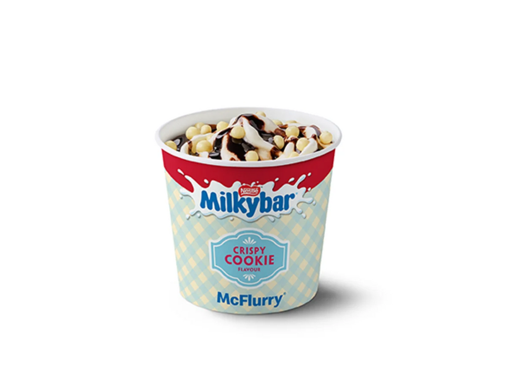 Milkybar Crispy Cookie McFlurry