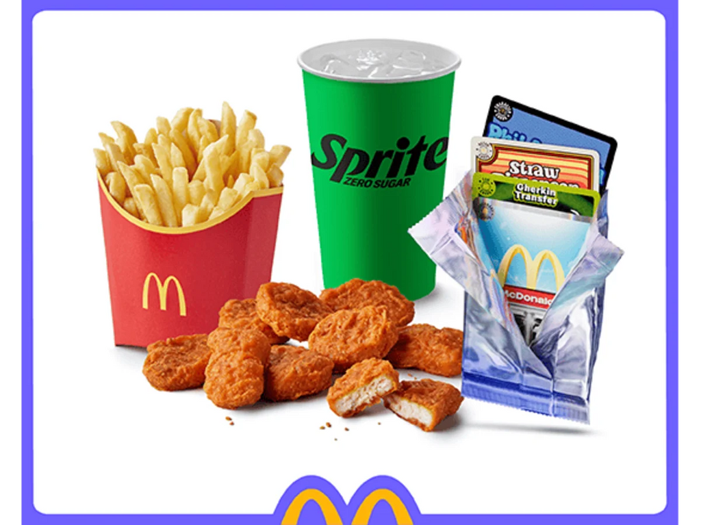 CARDS 9 Spicy Chicken Nugget Meal