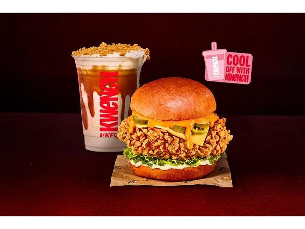 Daredevil Zinger Burger & Kwench Shake 🔥
