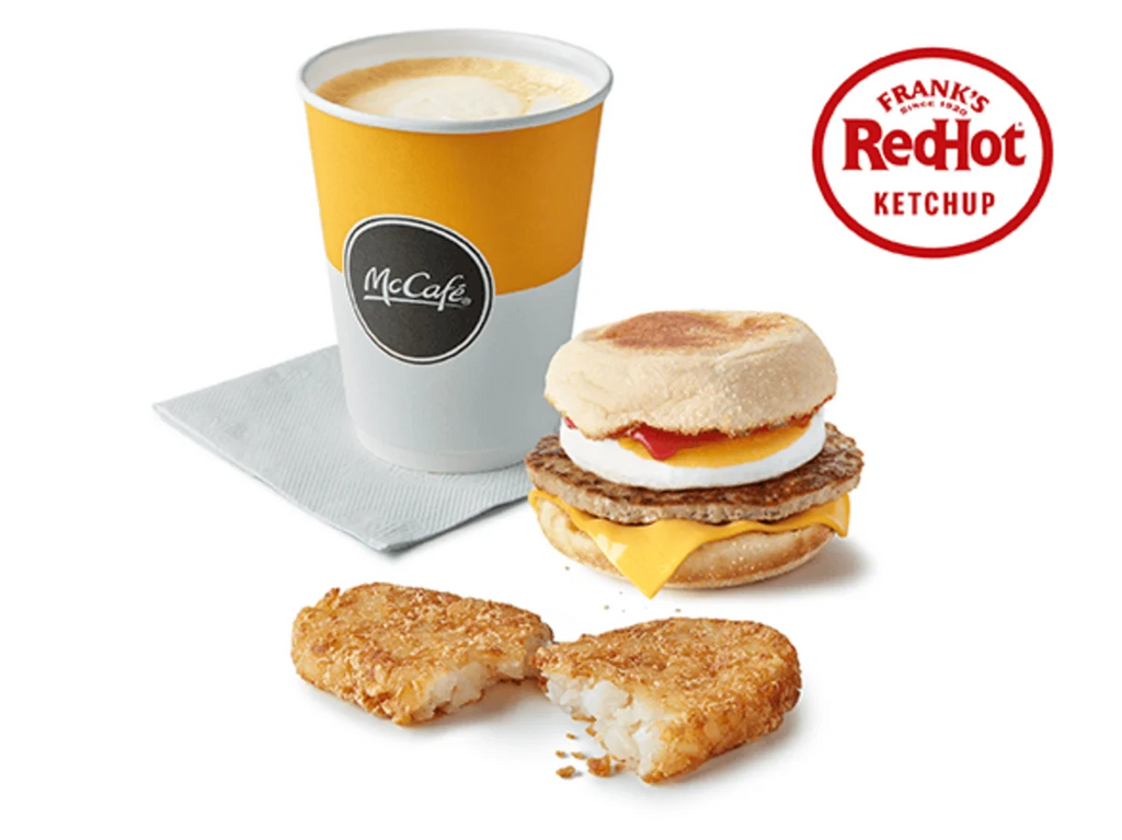 Sausage & Egg McMuffin X Frank's Ketchup Meal