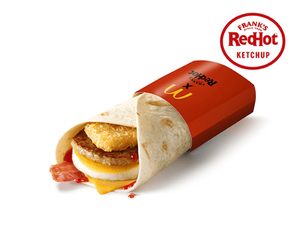 Breakfast Wrap X Frank's Ketchup