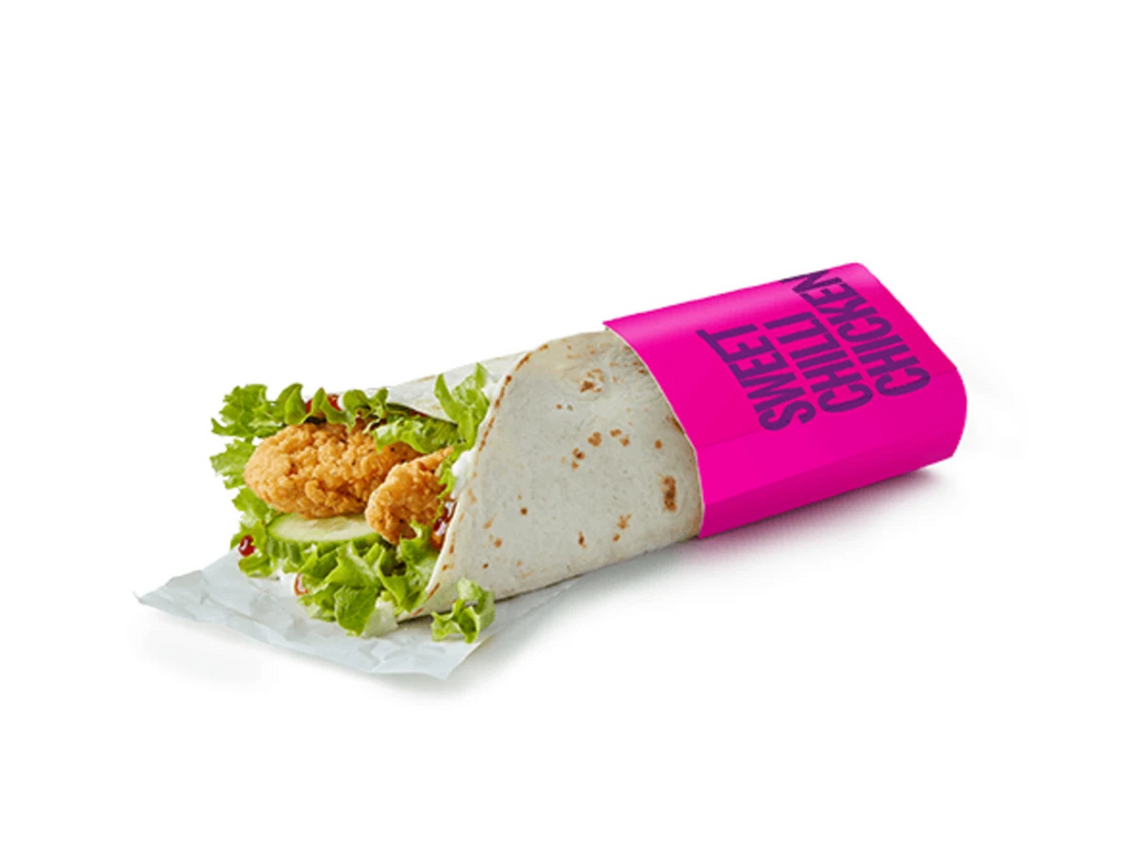 Crispy Sweet Chilli Chicken Wrap