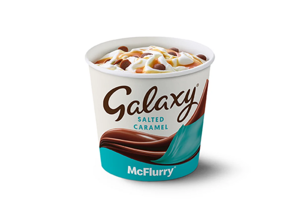 Galaxy Salted Caramel McFlurry