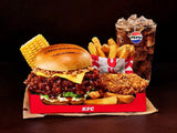 Sticky BBQ Drip Burger Box Meal