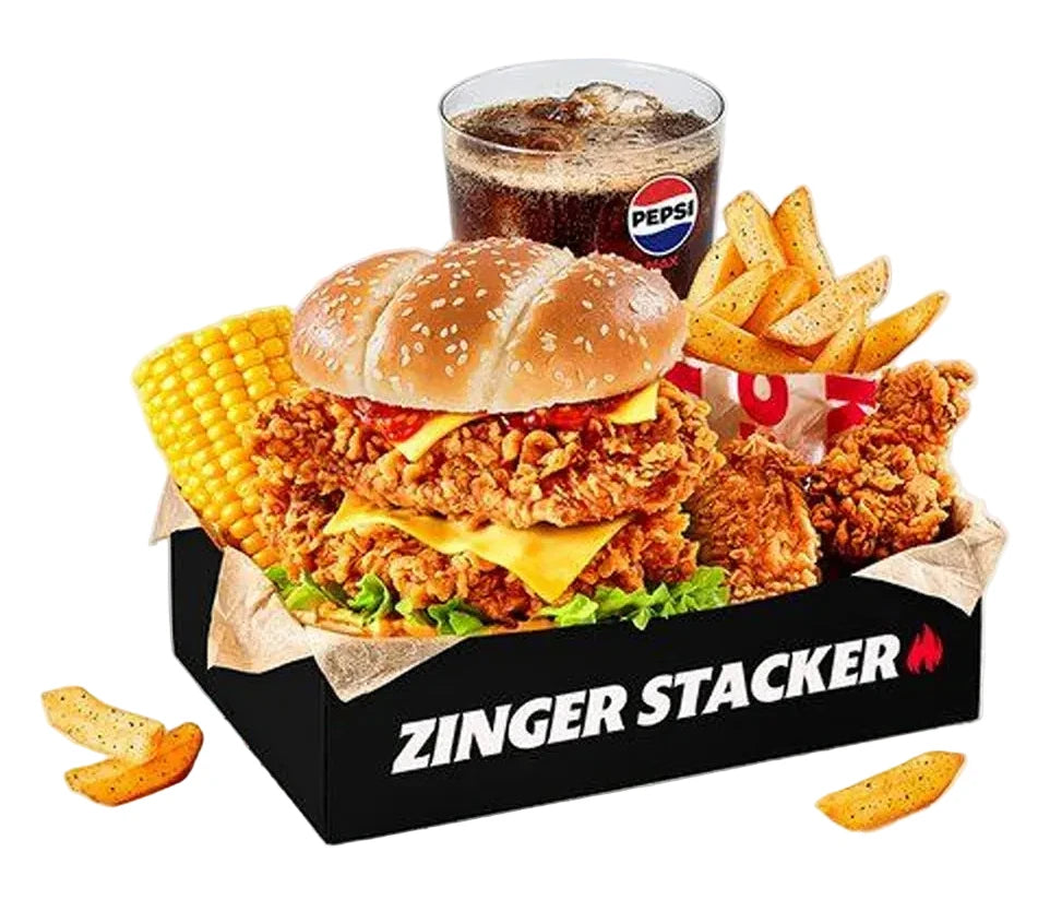 Zinger Stacker Box Meal 🔥